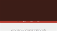 Desktop Screenshot of flowquimica.com.br